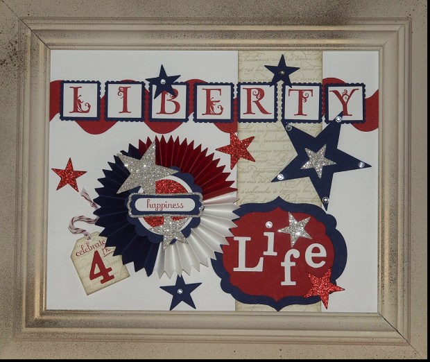 July 4th, Holdiay Frame Art