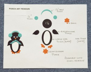 punch art penguin