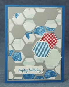 hexagon Hive male card