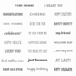 And Many More Stamp Set