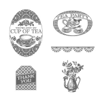 Tea Party Stamp Set