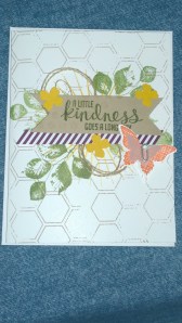 Card using Kinda Eclectic Stamp Set