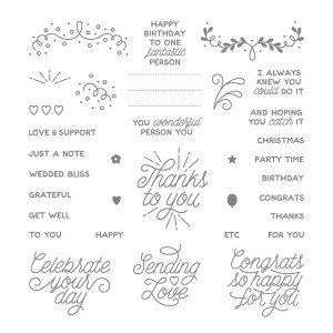 tin of cards stamp set