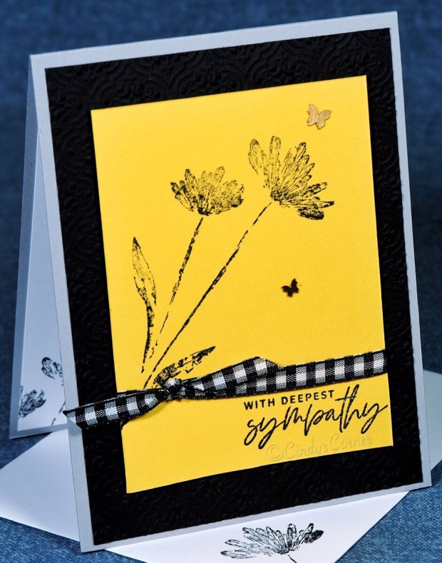 Inked & Tiled Sympathy Card Idea Cindy's Corner